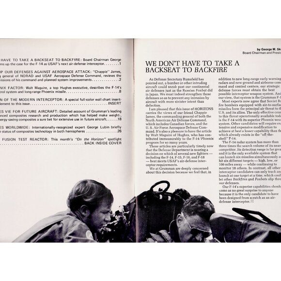 1976 Grumman Aerospace Horizons Vol 12 No 4 – Phoenix Factor, F-14, Composites - Picture 2 of 9